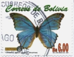 Stamps Bolivia -  Mariposas