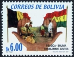 Stamps Bolivia -  Cooperacion del Reino de Belgica a Bolivia