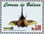Stamps Bolivia -  Mariposas e insectos