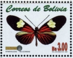 Stamps Bolivia -  Mariposas e Insectos