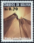 Stamps Bolivia -  Maria Luisa Pacheco