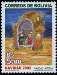 Stamps Bolivia -  Navidad 2002