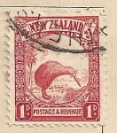 Stamps Oceania - New Zealand -  Kiwi