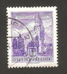Stamps : Europe : Austria :  la munzturm en hall (tyrol)