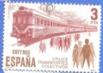 Stamps : Europe : Spain :  ESPANA 1980 (E2560) Utilice transportes colectivos 3p 3