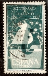 Stamps Spain -  I centenario del Telegrafo