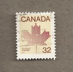 Sellos de America - Canad -  Hoja de arce