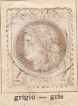 Sellos de Europa - Francia -  Republica Francesa Ed 1872