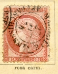 Stamps : Europe : France :  Republica Francesa Ed 1873