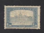 Stamps Hungary -  Edificio del Parlamento de Budapest.