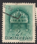 Stamps Hungary -  Corona de San Stephen.