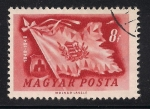Stamps : Europe : Hungary :  Bandera de Hungría.