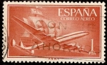 Stamps Spain -  Supe-constellation y nao Santa Maria