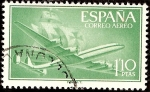 Stamps : Europe : Spain :  Supe-constellation y nao Santa Maria