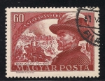 Stamps : Europe : Hungary :  General Josef Bem y la Batalla de Piski.