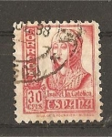 Stamps Spain -  Isabel La Catolica.