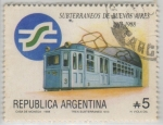 Stamps : America : Argentina :  Tren Subterráneo