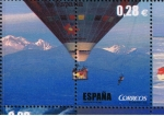 Sellos de Europa - Espaa -  Edifil  SH 4193 B  +  viñeta Para los jóvenes.  Al filo de lo imposible. Programa de TVE.  