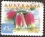 Sellos de Oceania - Australia -  flores  gorrea reflexa