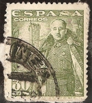 Stamps Spain -  Franco y la Mota