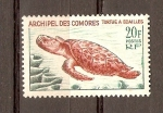 Sellos de Africa - Comores -  TORTUGA
