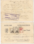 Stamps Europe - Spain -  1939 CENSURA MILITAR POSTAL PATRIÓTICA UNA PATRIA... A BODEGAS SAN PATRICIO, GARVEY JEREZ DE LA FRON