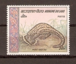 Stamps Laos -  PANGOLÍN   CHINO
