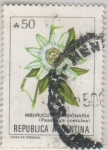 Stamps : America : Argentina :  Passiflora coerulea