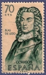Stamps Spain -  Edifil 1375 Blas de Lezo 0,70 ÚLTIMO