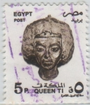 Sellos de Africa - Egipto -  Queen Ti