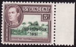 Stamps America - Saint Vincent and the Grenadines -  NUEVA CONSTITUCION 1951