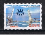 Stamps Spain -  Edifil  4197  Cumbre Euromediterránea.  Barcelona.  
