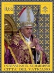 Stamps Vatican City -  VIAJE DE PAPA BENEDICTOXVI EN EL MUNDO