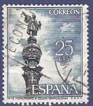 Stamps Spain -  Edifil 1643 Monumento a Colón 0,25