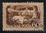 Stamps : Europe : Hungary :  Escavadora de carbón.