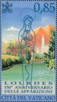 Stamps Vatican City -  150 ANIVERSARIO DE LAS APARICIONES DE NUESTRA SEÑORA DE LURDES.