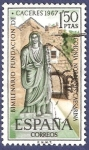 Stamps Spain -  Edifil 1827 Fundación de Cáceres 1,50
