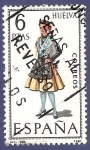 Stamps : Europe : Spain :  Edifil 1849 Traje regional Huelva 6