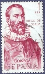 Stamps Spain -  Edifil 1890 Diego de Losada 1