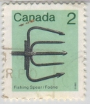 Stamps : America : Canada :  Fishing Spear