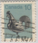 Stamps : America : Canada :  Weathercock