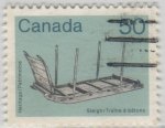 Stamps : America : Canada :  Sleigh