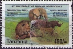 Stamps Tanzania -  DAÑADO
