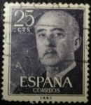 Sellos del Mundo : Europe : Spain : Franco 25 cts