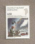 Stamps Greenland -  50 Aniv. del Año Geofísico Internacional