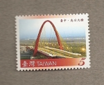 Stamps Taiwan -  Puentes de Taiwán