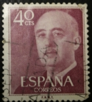 Stamps Spain -  Franco 40 cts