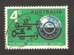 Stamps : Oceania : Australia :  150 anivº del banco de australia