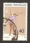 Stamps : Oceania : Australia :  arte australiano, la danza 