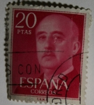 Stamps : Europe : Spain :  Franco 20 ptas